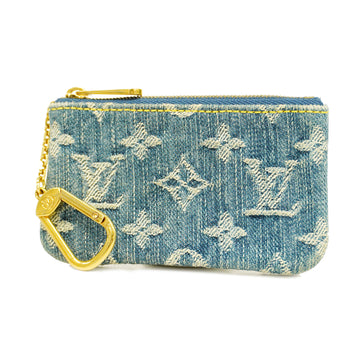 LOUIS VUITTONAuth  Monogram Denim Pochette Cles M62650