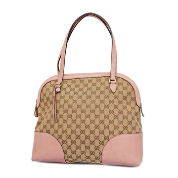 GUCCIAuth  GG Canvas Tote Bag 449243 Women's Beige,Pink