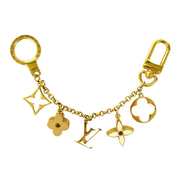 LOUIS VUITTONAuth  Chain Fleur De Monogram M65111 Keyring