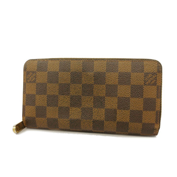 LOUIS VUITTONAuth  Damier Zippy Wallet N60015 Unisex Long Wallet [bi-fold]