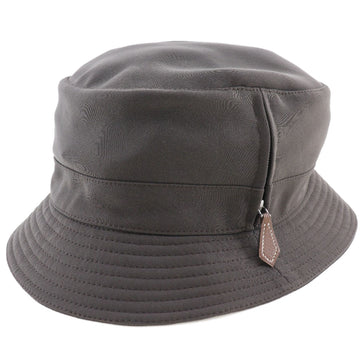 HERMES MOTSCH Motch Hat Polyester Brown Women's