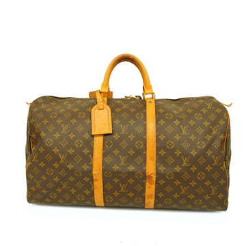 LOUIS VUITTONAuth  Monogram Keepol 55 M41424 Boston Bag