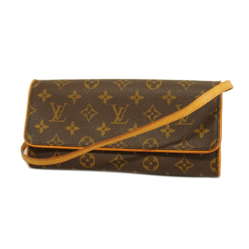 LOUIS VUITTON[3ca0311] Auth  Shoulder Bag Monogram Pochette Twin GM M51852