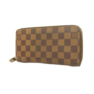 LOUIS VUITTONAuth  Damier Zippy Wallet N60015 Women's Long Wallet [bi-fold]