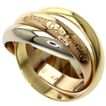 Cartier Trinity #49 Ring K18 White Gold/K18PG/K18YG Women's CARTIER