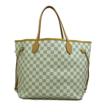 LOUIS VUITTON Neverfull MM Ivory Damier Azur PVC coated canvas N51107