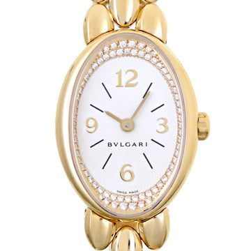 BVLGARI Oval Diamond Ladies Watch OV27G