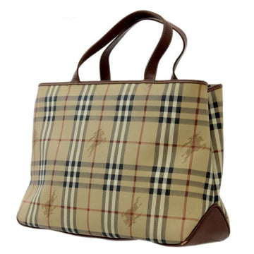 BURBERRY handbag beige x brown