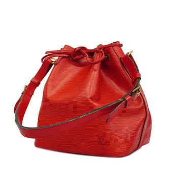 LOUIS VUITTON Shoulder Bag Epi Petit Noe M5901E Rouge Ladies