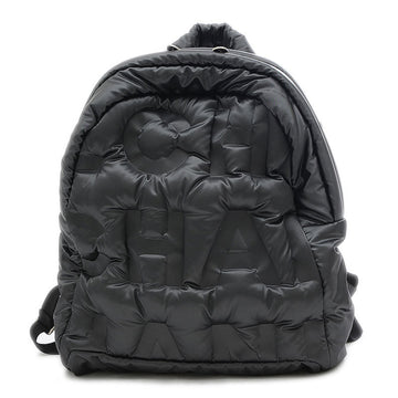CHANEL Doudone Backpack Rucksack Nylon Dark Gray A91933
