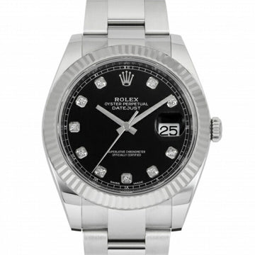 ROLEX Datejust 41 126334G Bright Black Dial Watch Men's