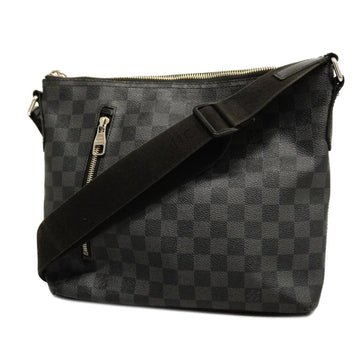 LOUIS VUITTON Shoulder Bag Damier Graphite Mick PM N41211 Black Men's