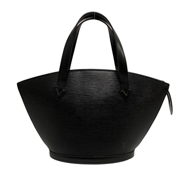 LOUIS VUITTON Saint-Jacques Epi Leather Genuine Handbag Mini Tote Bag Black Noir