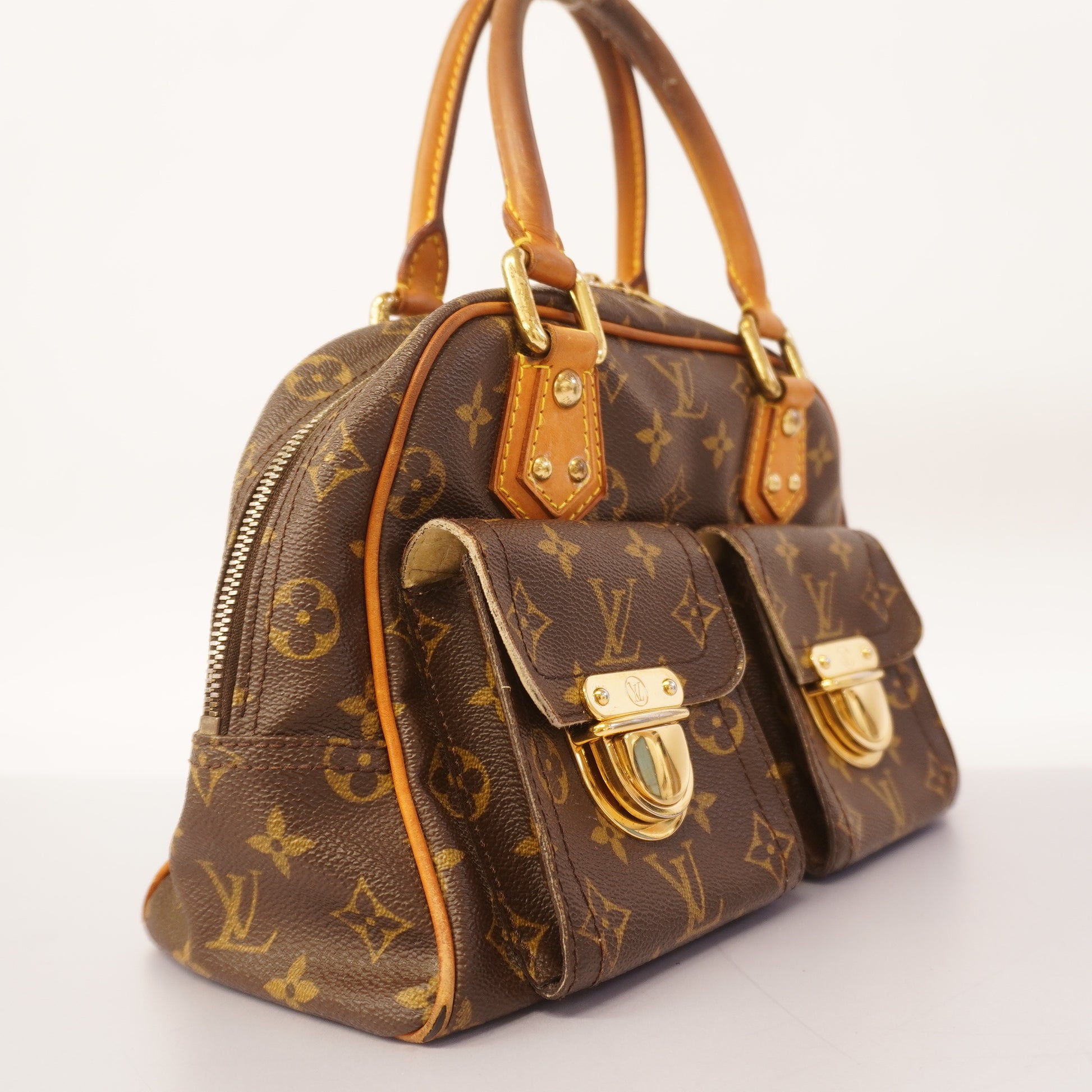 Louis Vuitton Monogram Manhattan PM M40026 Women's Handbag