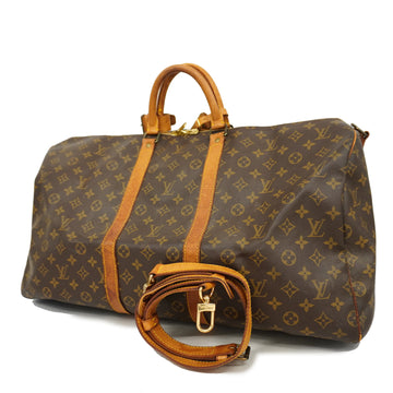 LOUIS VUITTONAuth  Monogram Keepall Bandouliere 55 M41414