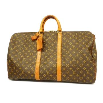 LOUIS VUITTONAuth  Monogram Keepol 55 M41424 Men,Women,Unisex Boston Bag