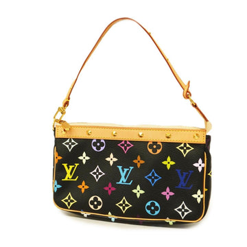 LOUIS VUITTON Pouch Monogram Multicolor Pochette Accessory M92648 Noir Ladies