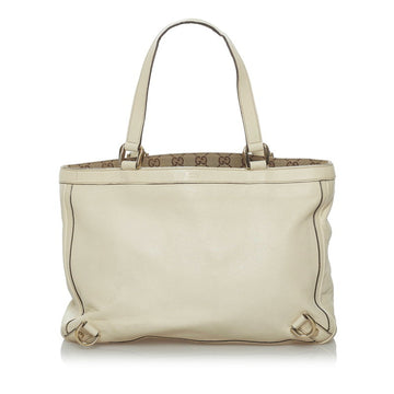 Gucci Abbey handbag tote bag 170004 ivory leather ladies GUCCI