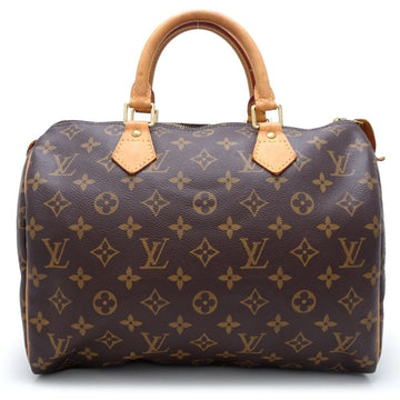 LOUIS VUITTON Monogram Speedy 30 M41526 Handbag Brown 350913