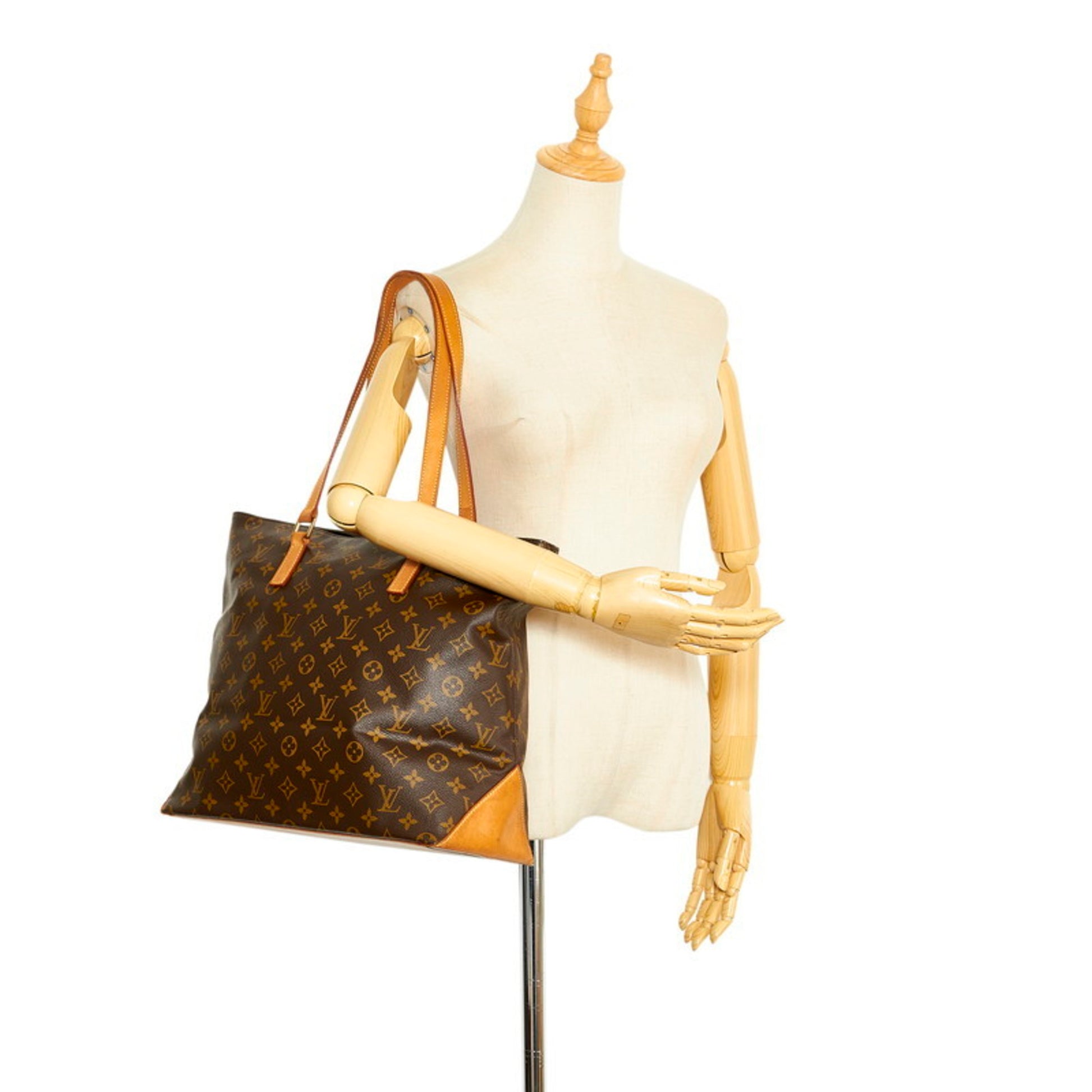 Louis Vuitton Tote Bag Kabamezo Brown Beige Monogram M51151