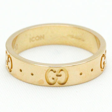 GUCCI Icon Pink Gold [18K] Fashion No Stone Band Ring Pink Gold