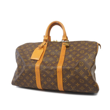 LOUIS VUITTON[3yc1775] Auth  Boston Bag Monogram Keepall 45 M41428 Unisex