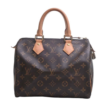 LOUIS VUITTON Monogram Speedy 25 Handbag Boston Bag M41528 Brown Women's