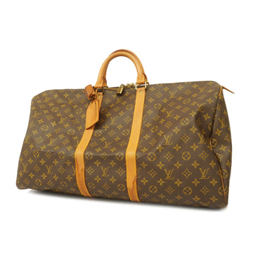 LOUIS VUITTONAuth  Monogram Keepol 55 M41424 Boston Bag