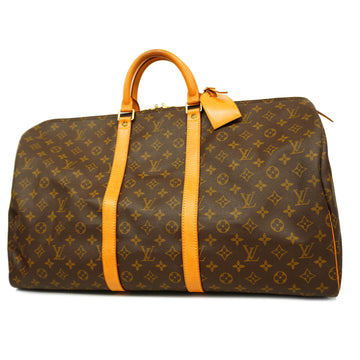 LOUIS VUITTONAuth  Monogram Keepol 55 M41424 Men,Women,Unisex Boston Bag