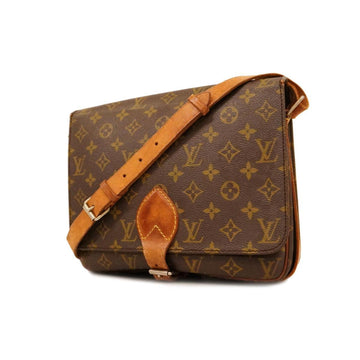 LOUIS VUITTON Shoulder Bag Monogram Cartesier GM M51252 Brown Ladies