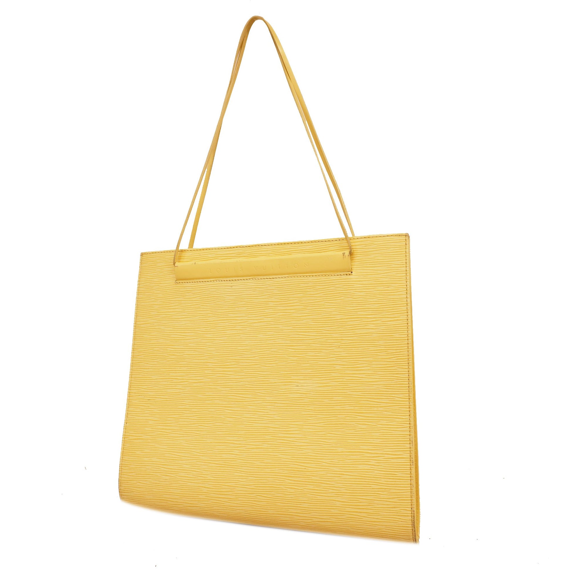 Louis Vuitton pre-owned yellow 2000 Saint Tropez Epi Leather shoulder bag