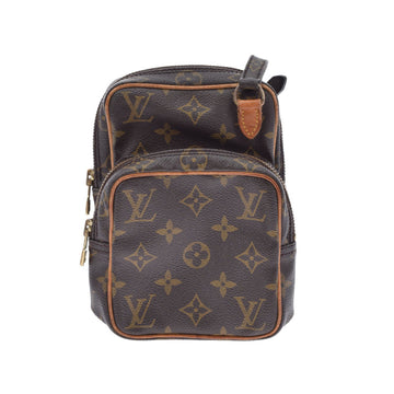 LOUIS VUITTON Monogram Minia Amazon Brown M45238 Unisex Canvas Shoulder Bag