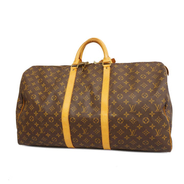 LOUIS VUITTONAuth  Monogram Keepol 55 M41424 Men,Women,Unisex Boston Bag