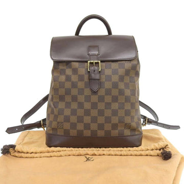 Louis Vuitton Damier Soho Backpack Rucksack Ebene N51132