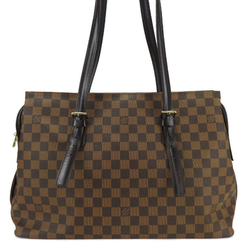 LOUIS VUITTON Tote Bag Chelsea N51119 Damier Ebene Women's LV  Shoulder