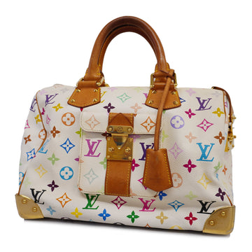 LOUIS VUITTONAuth  Monogram Multicolore Speedy 30 M92643 Handbag Blanc