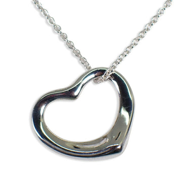 TIFFANY 925 open heart pendant necklace