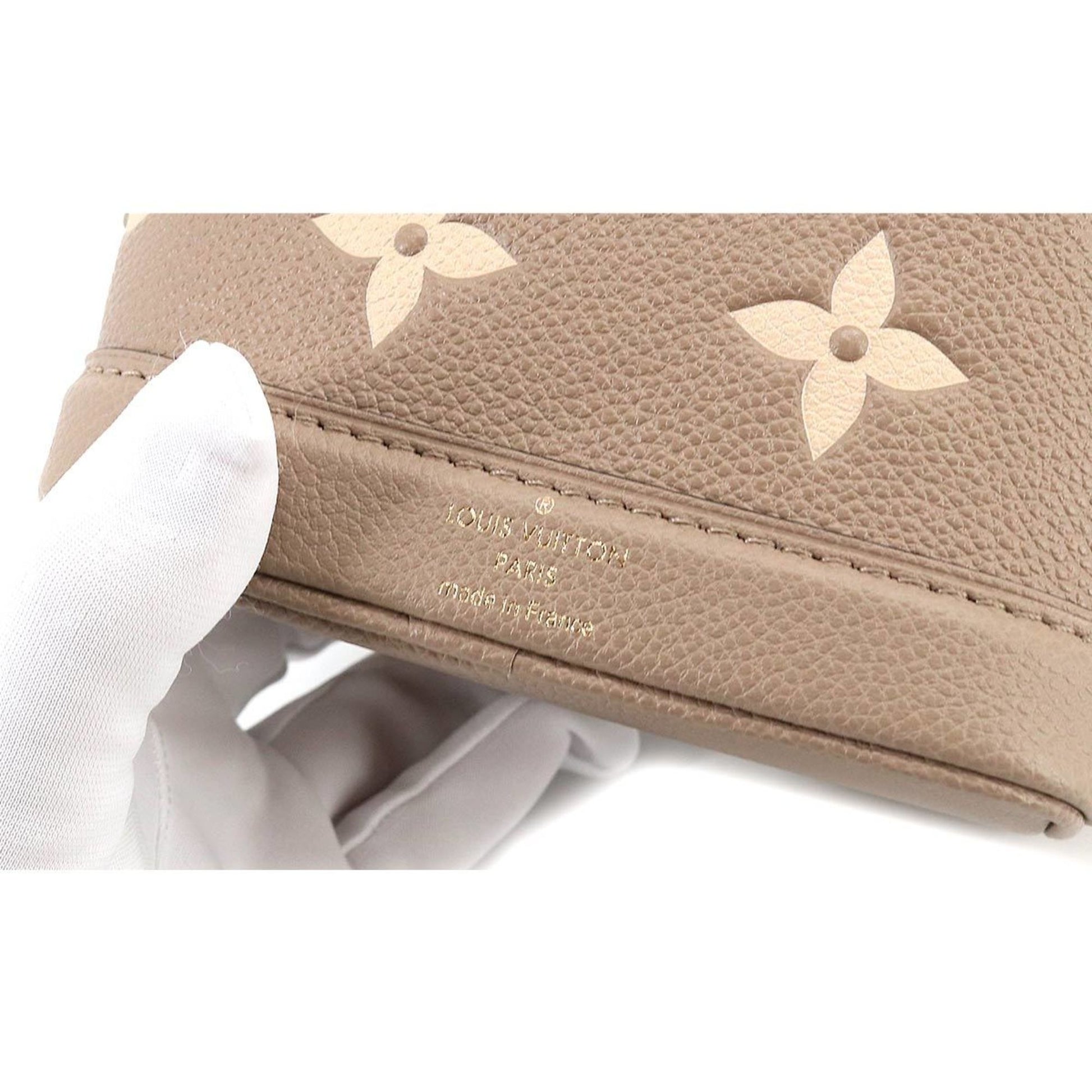 louis vuitton m46291 nano noe monogram empreinte leather