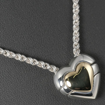 TIFFANY Necklace Puzzle Heart Silver 925 Gold &Co. Ladies