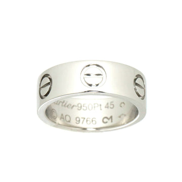 Cartier love #45 ring Pt platinum Love Ring