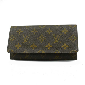 LOUIS VUITTONAuth  Monogram Porto Yen 3 Cult Credit M61818 Long Bill Wallet