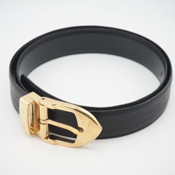 LOUIS VUITTON Suntulle Epi Belt Black Men's