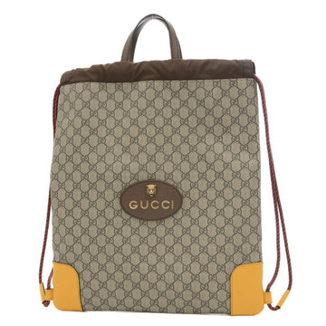 GUCCI GG Supreme Bag Pack Rucksack Beige/Yellow 473872