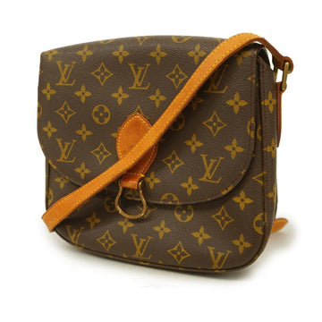 LOUIS VUITTON Shoulder Bag Monogram Saint Cloud M51242 Brown Ladies