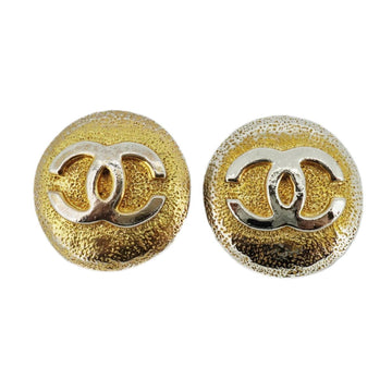 CHANEL earrings vintage here mark GP plated gold ladies