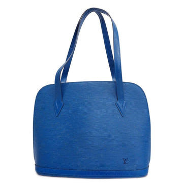 LOUIS VUITTON Shoulder Bag Epi Rusac M52285 Toledo Blue Ladies