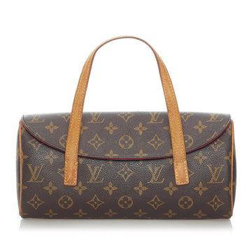 Louis Vuitton Monogram Sonatine Handbag M51902 Brown PVC Leather Ladies LOUIS VUITTON