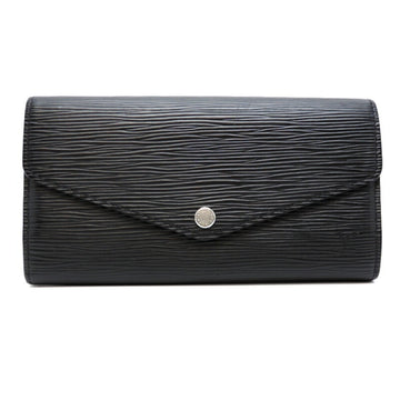 Louis Vuitton Portefeuil Sarah Ladies' Men's Long Wallet M60582 Epi Noir Black