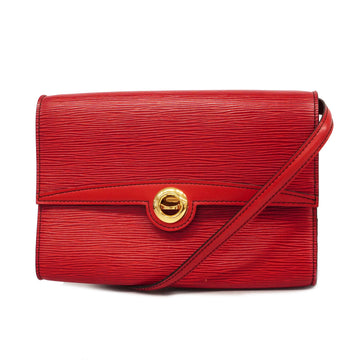 LOUIS VUITTONAuth  Epi Arche M52577 Women's Shoulder Bag Castilian Red