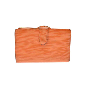 LOUIS VUITTON Epi Portofeuil Vienova Mandarin M6324H Ladies Leather Bi-Fold Wallet